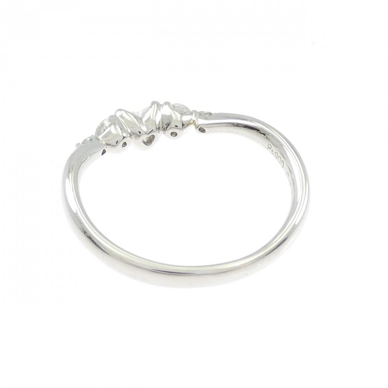 トリロジー ハート ダイヤモンド リング 0.40CT