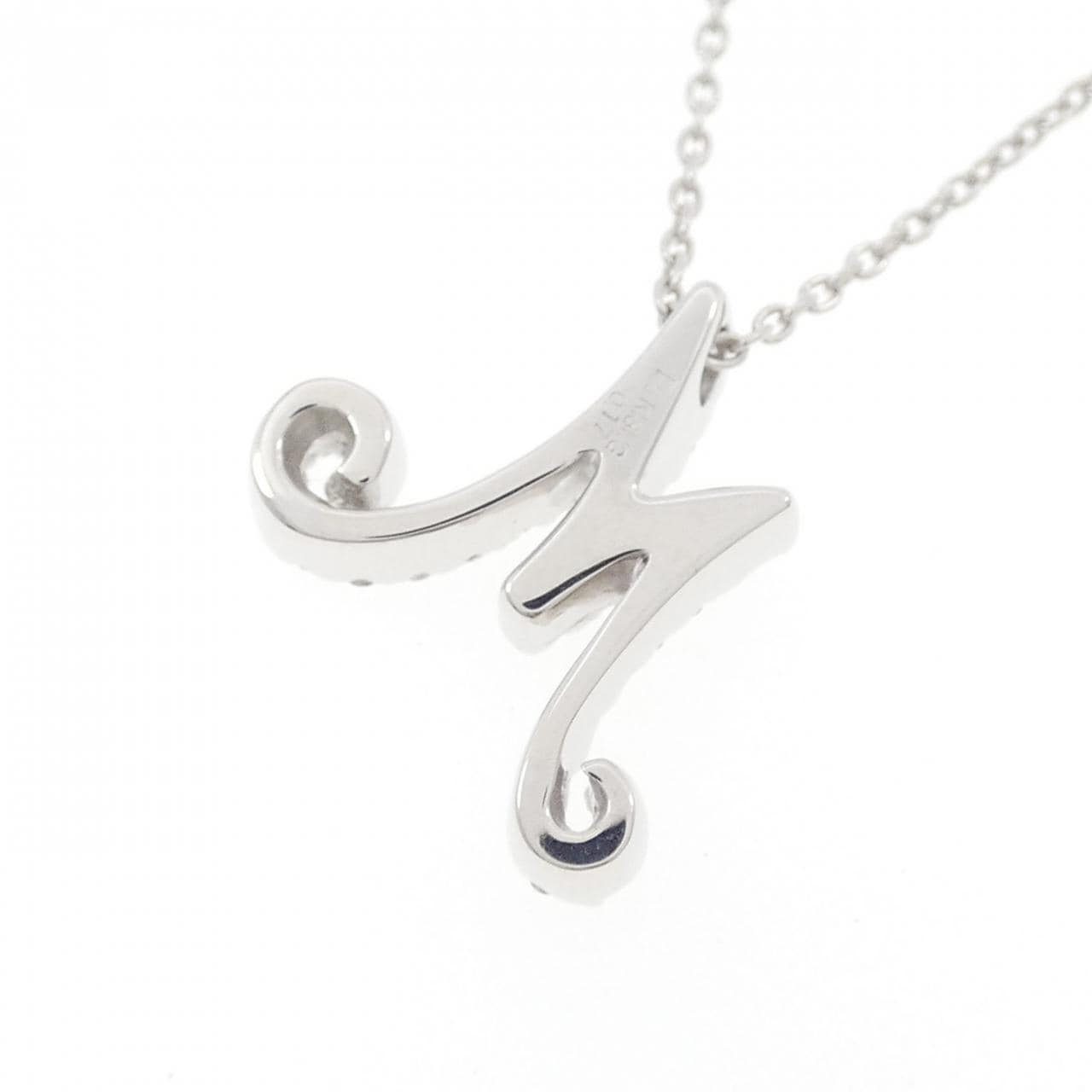 ポンテヴェキオ イニシャル ネックレス 0.17CT