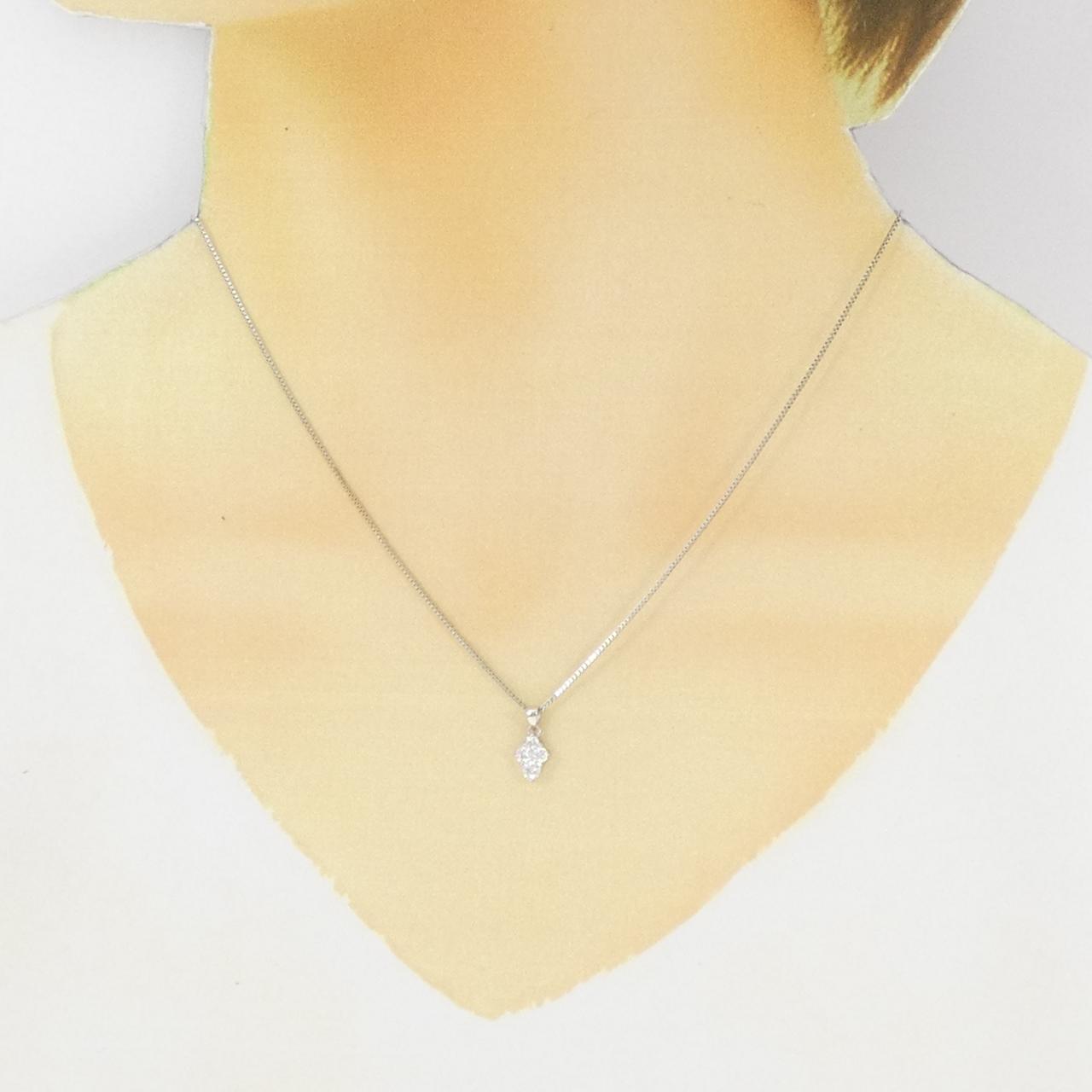 PT900/PT850 ダイヤモンド ネックレス 0.25CT