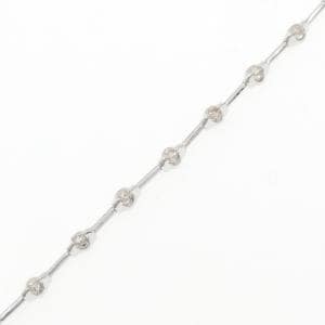 18KWG ダイヤモンド ブレスレット 0.50CT