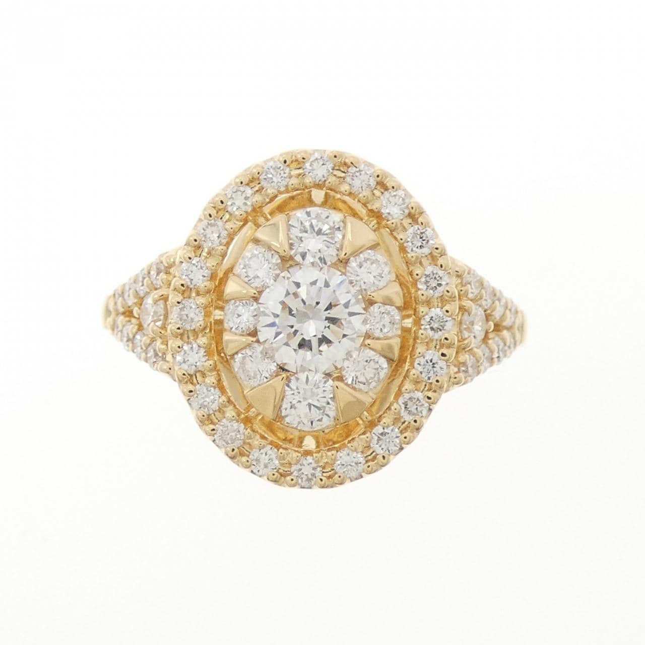 K18YG ダイヤモンド リング 0.319CT