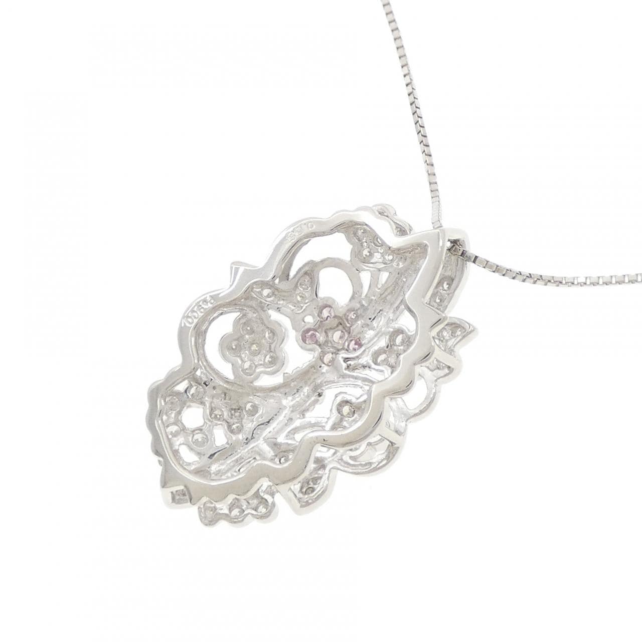 PT900/PT850 ダイヤモンド ネックレス 0.65CT