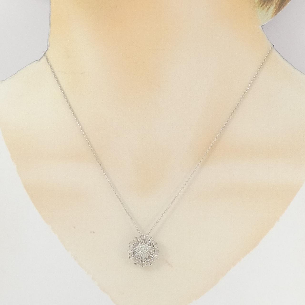 ジーエスティービー ダイヤモンド ネックレス 0.45CT