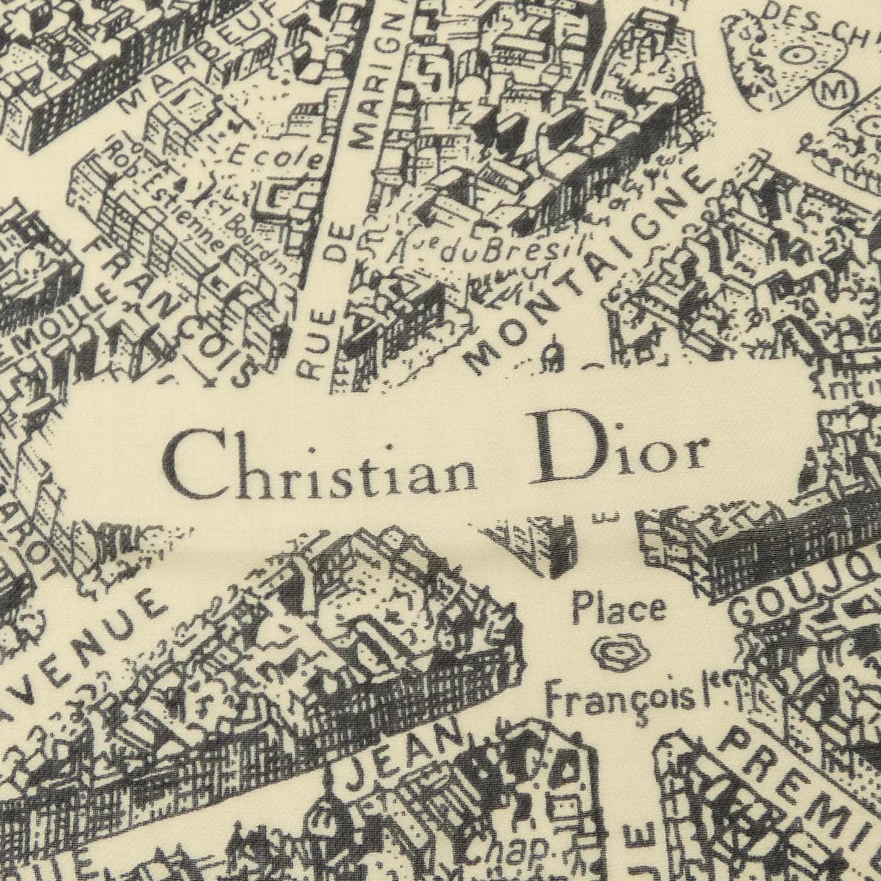 クリスチャンディオール CHRISTIAN DIOR PLAN DE PARIS 32PAR140I060 ショール