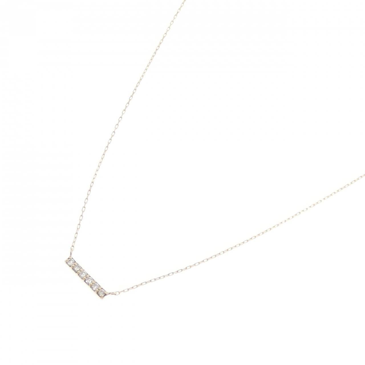 K10YG ダイヤモンド ネックレス 0.10CT