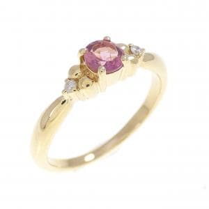 K18YG トルマリン リング