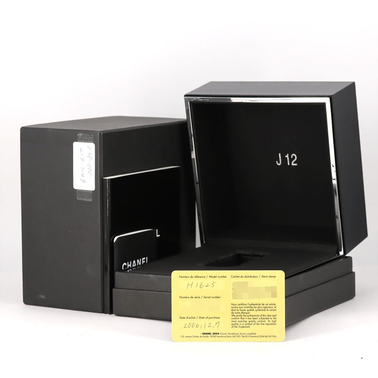 【ノーメンテナンス還元価格】シャネル J12 33mmセラミック･12P H1625 セラミック クォーツ