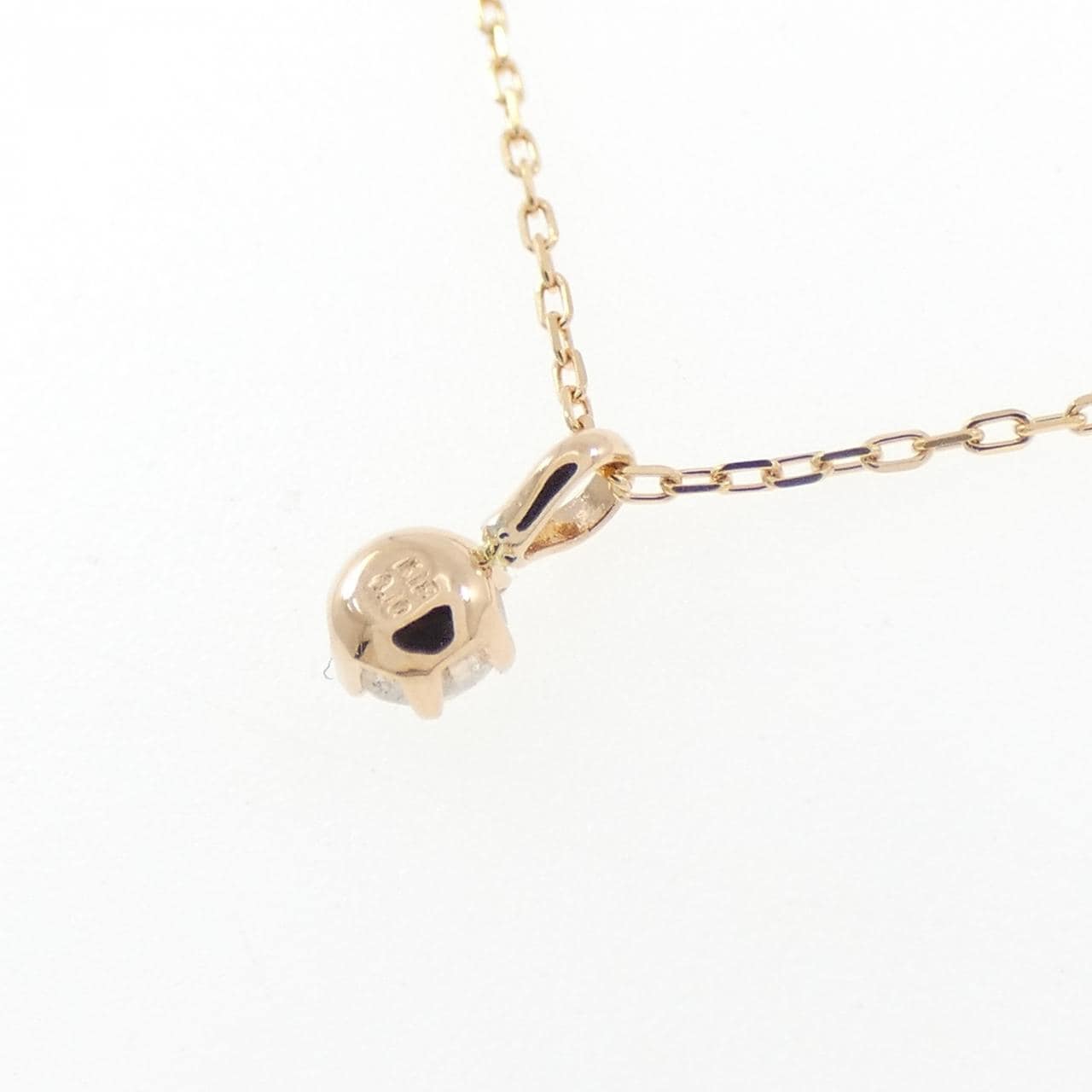 K18PG ダイヤモンド ネックレス 0.10CT