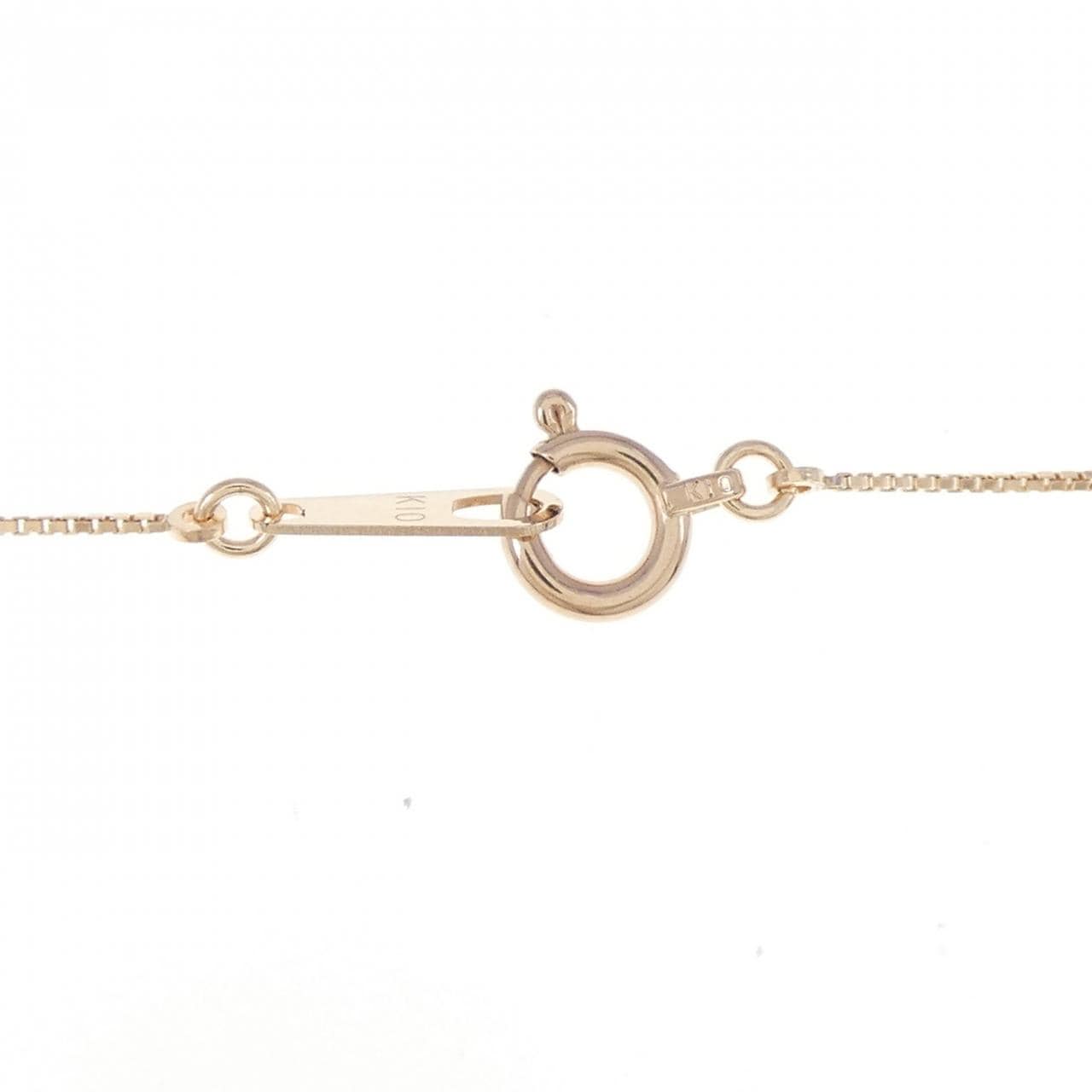 K14PG/K10PG ダイヤモンド ネックレス 0.20CT