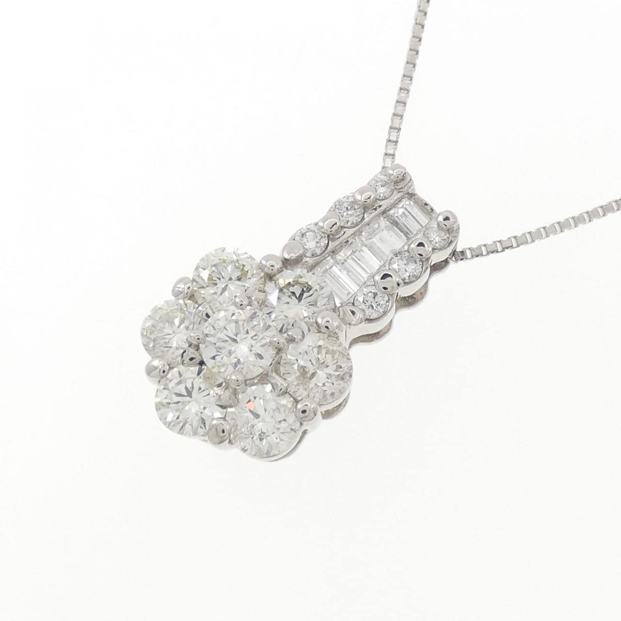 PT900/PT850 ダイヤモンド ネックレス 2.04CT