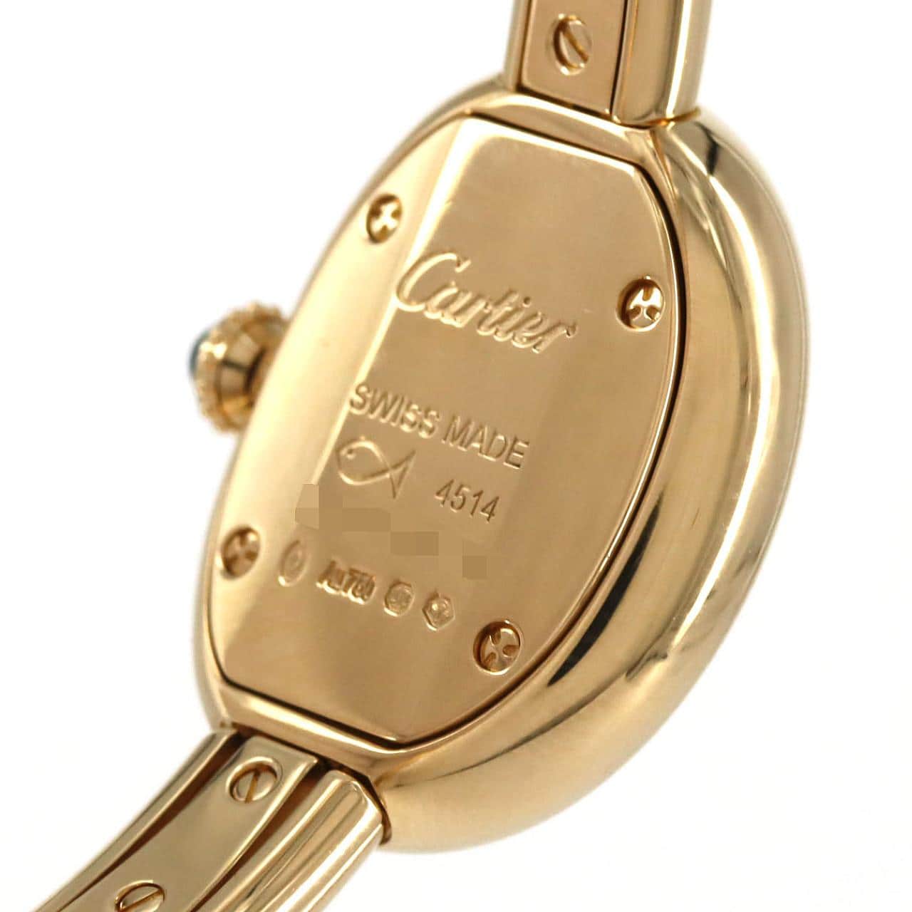 カルティエ ミニベニュワール PG･サイズ16 WGBA0045 YG クォーツ