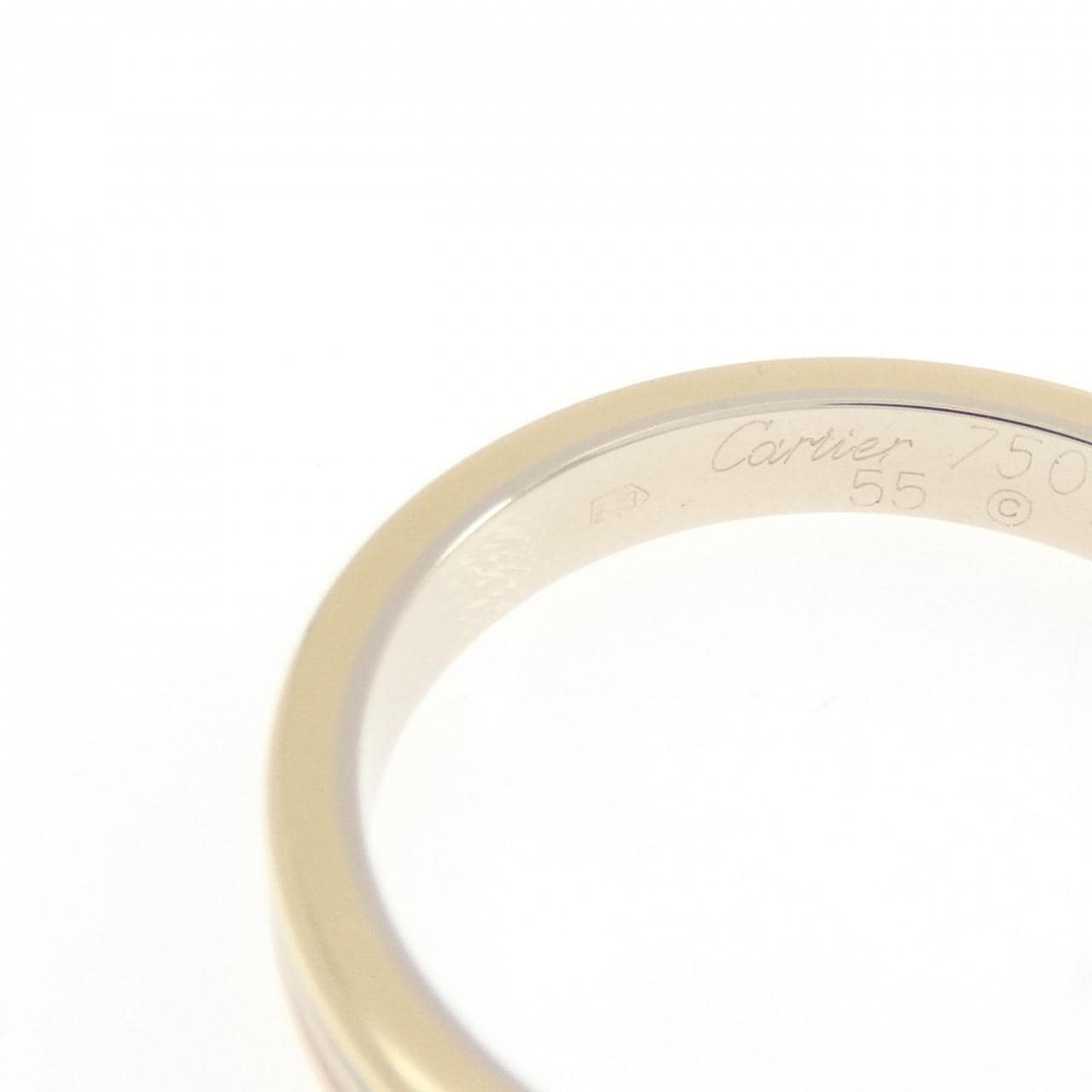 カルティエ スリーゴールドウェディング リング