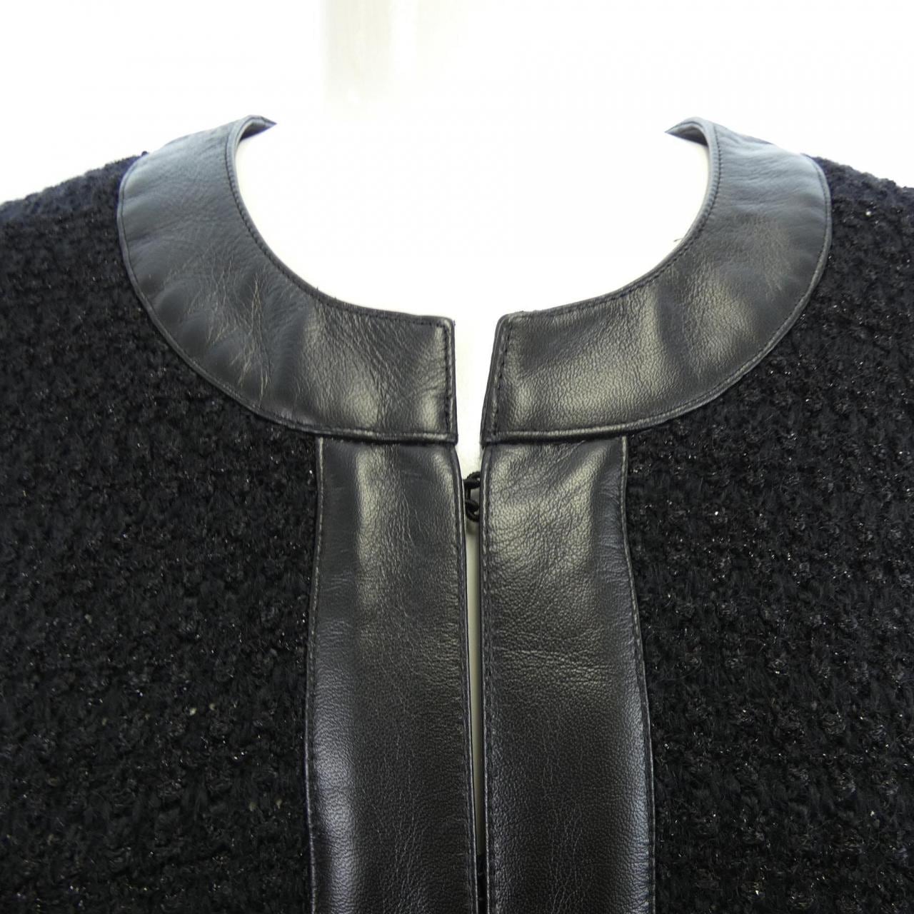 レオナールファッション LEONARD FASHION ノーカラージャケット