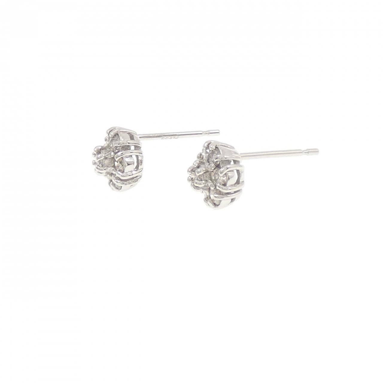 PT900 ダイヤモンド ピアス 0.30CT