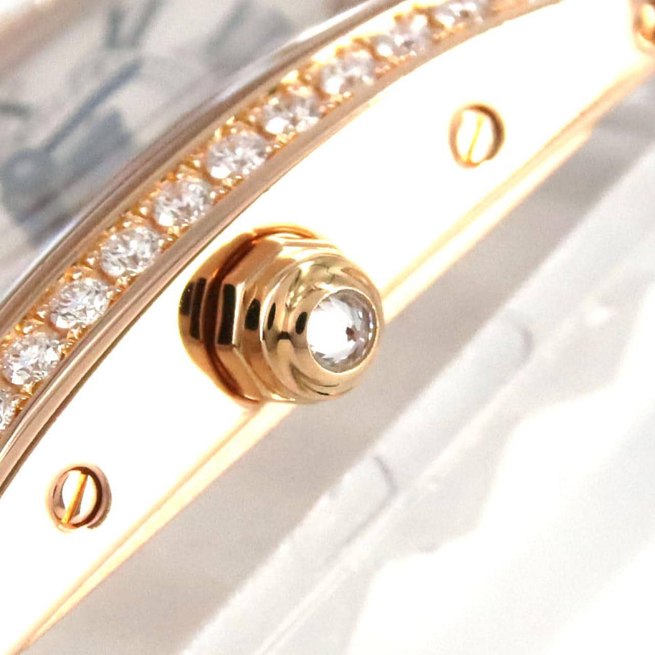 Cartier Mini Tank American PG/D WB710014 PG/RG石英