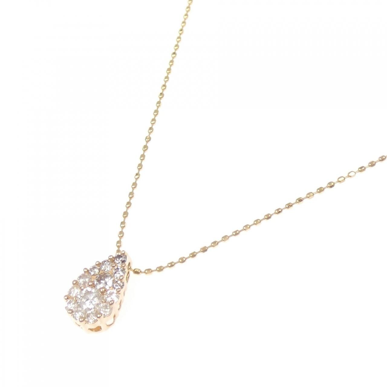 K18PG/K18YG ダイヤモンド ネックレス 0.30CT