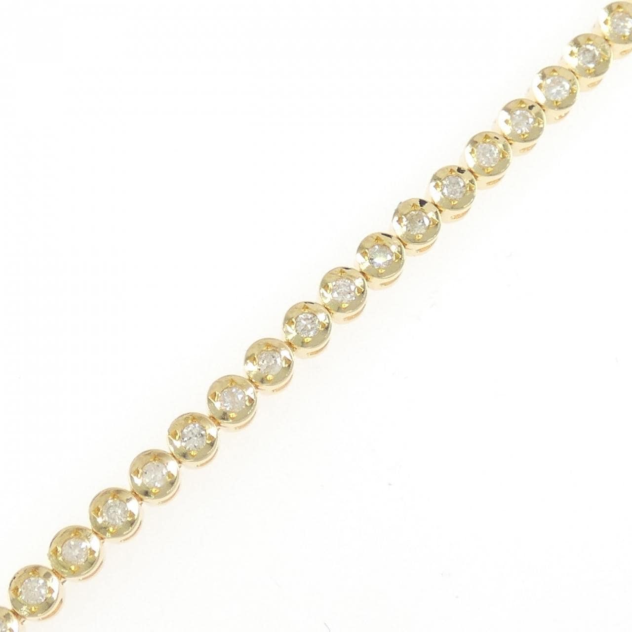 K18YG ダイヤモンド ブレスレット 1.03CT