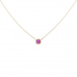 K10YG ルビー ネックレス
