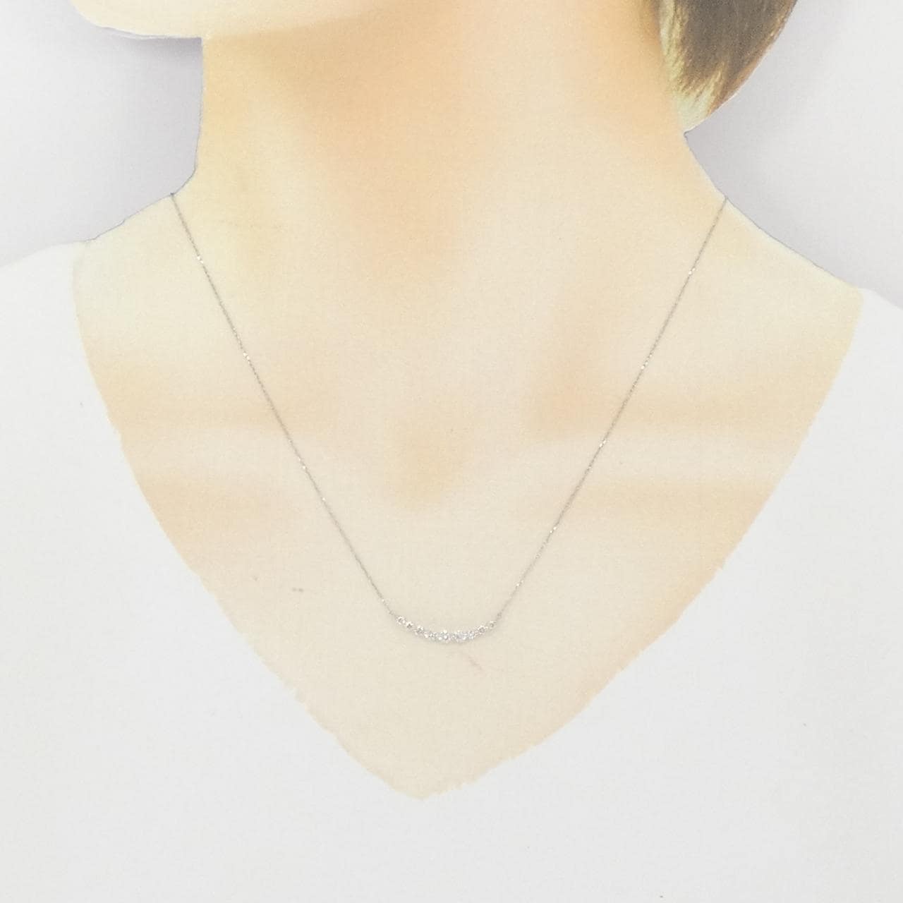 PT950/PT850钻石项链 0.30CT