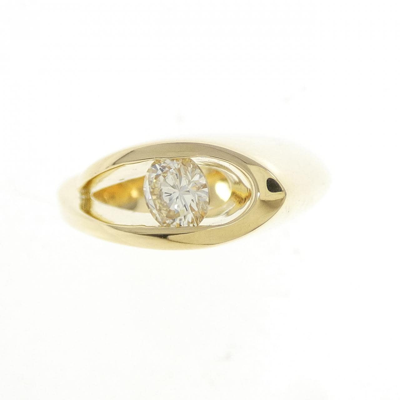 K18YG ダイヤモンド リング 0.454CT