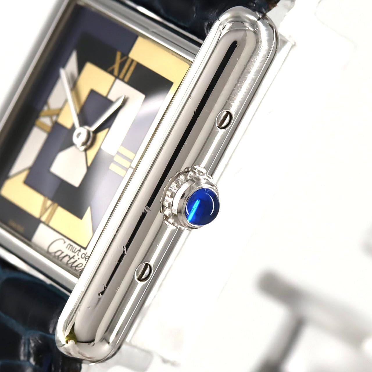 カルティエ マストタンクSM･アールデコ LIMITED W1008195 シルバー クォーツ