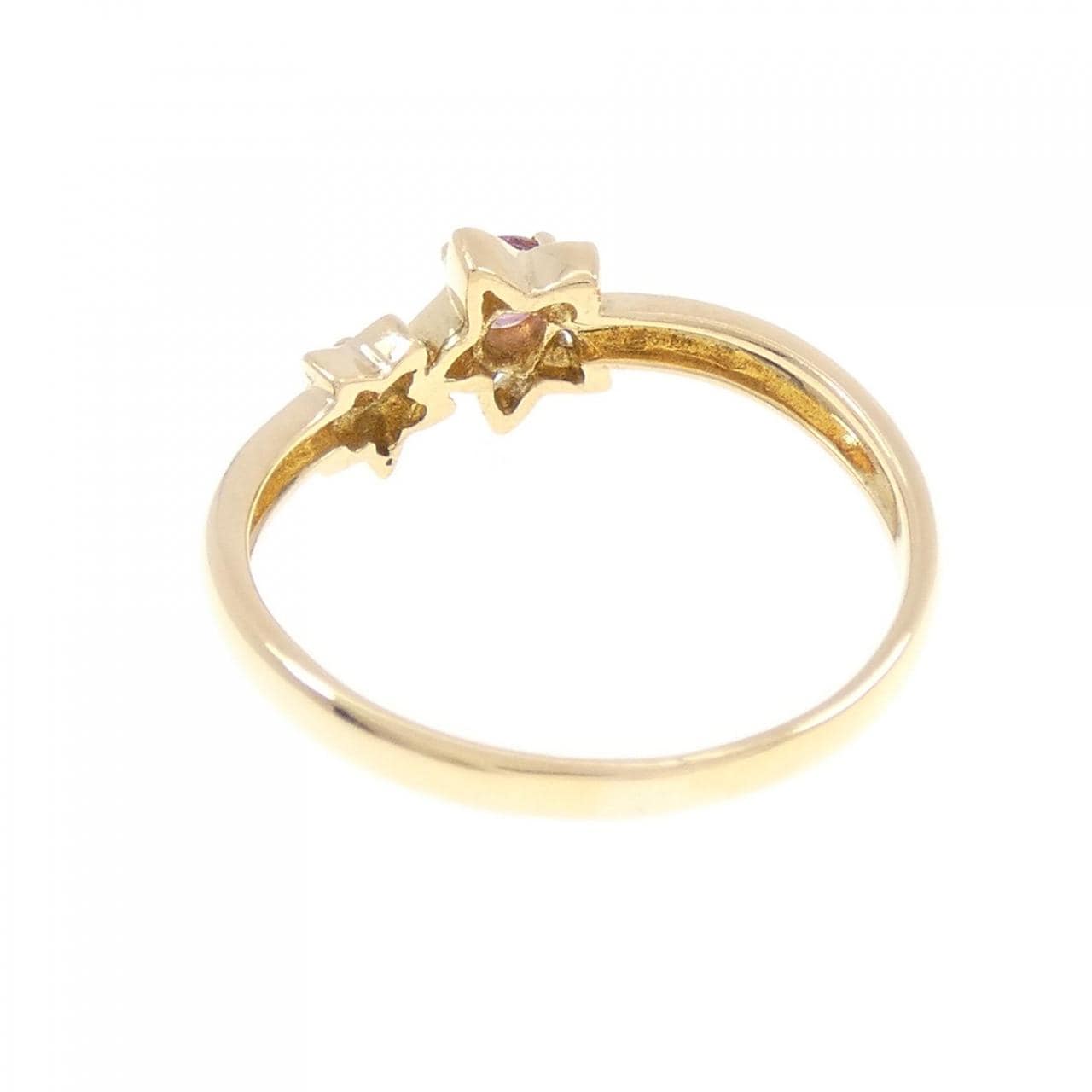 K18YG Star Tourmaline Ring