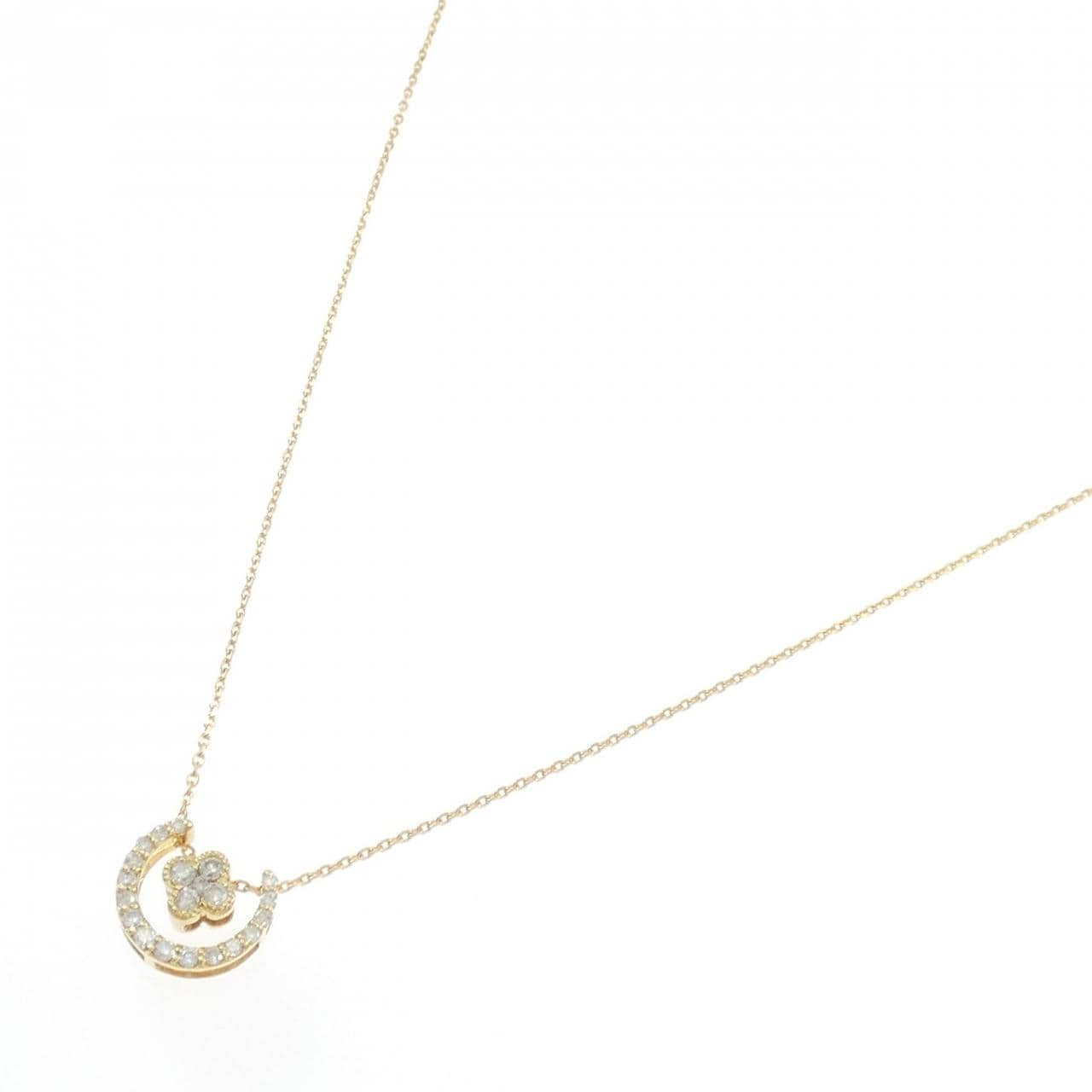 K18YG 2WAY ダイヤモンド ネックレス 0.20CT
