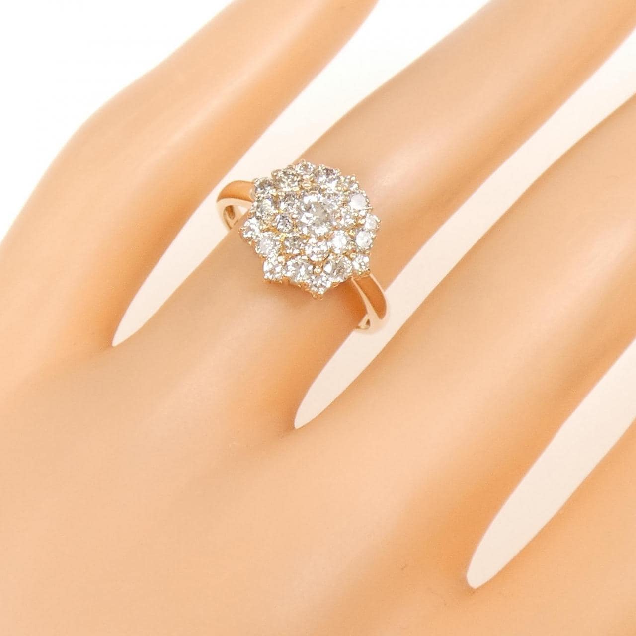 K14PG ダイヤモンド リング 1.00CT