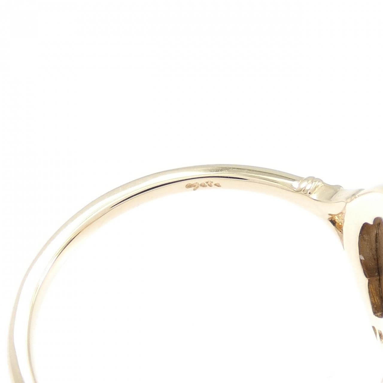 アガット 貼り合せオパール リング