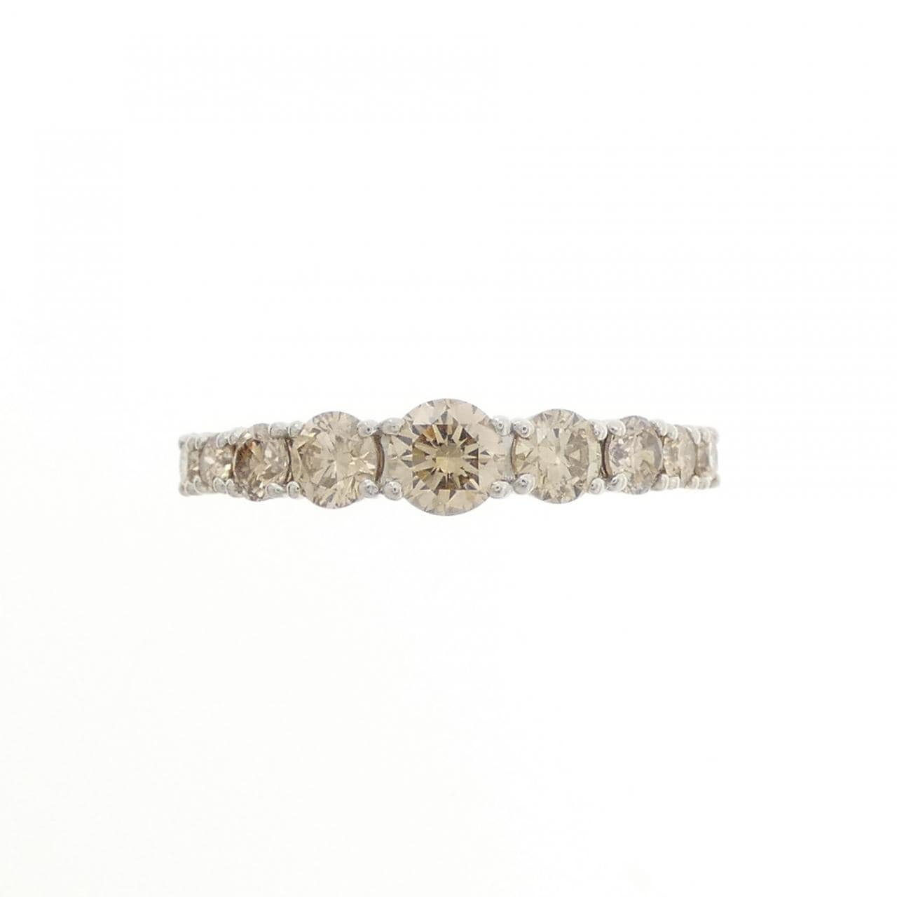 PT950 ダイヤモンド リング 0.80CT
