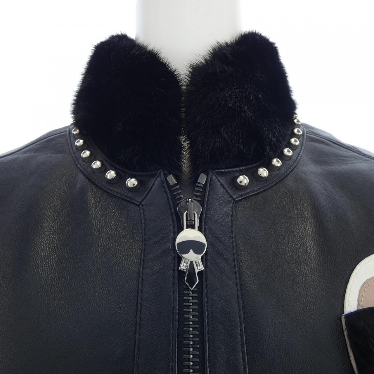 フェンディ FENDI FPJ652 7XT レザージャケット