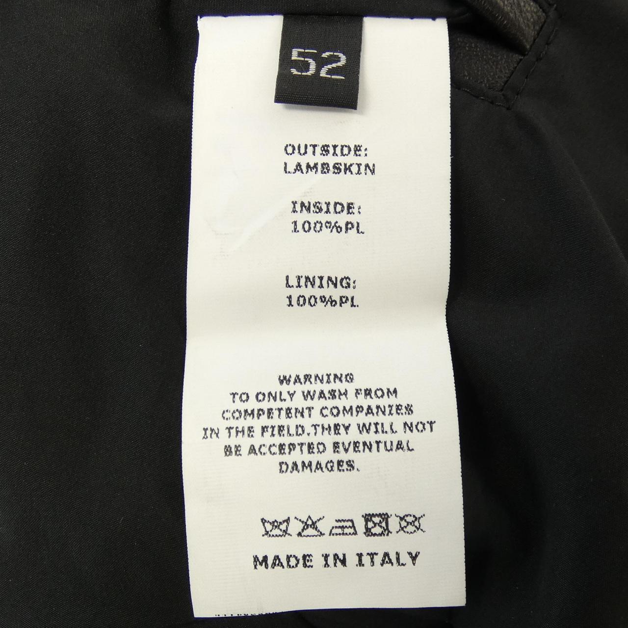 エンメティ EMMETI レザーライダースジャケット