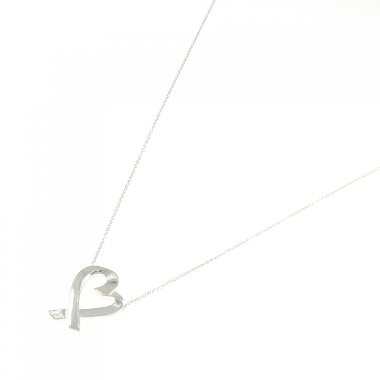 ティファニー ラビングハート ネックレス