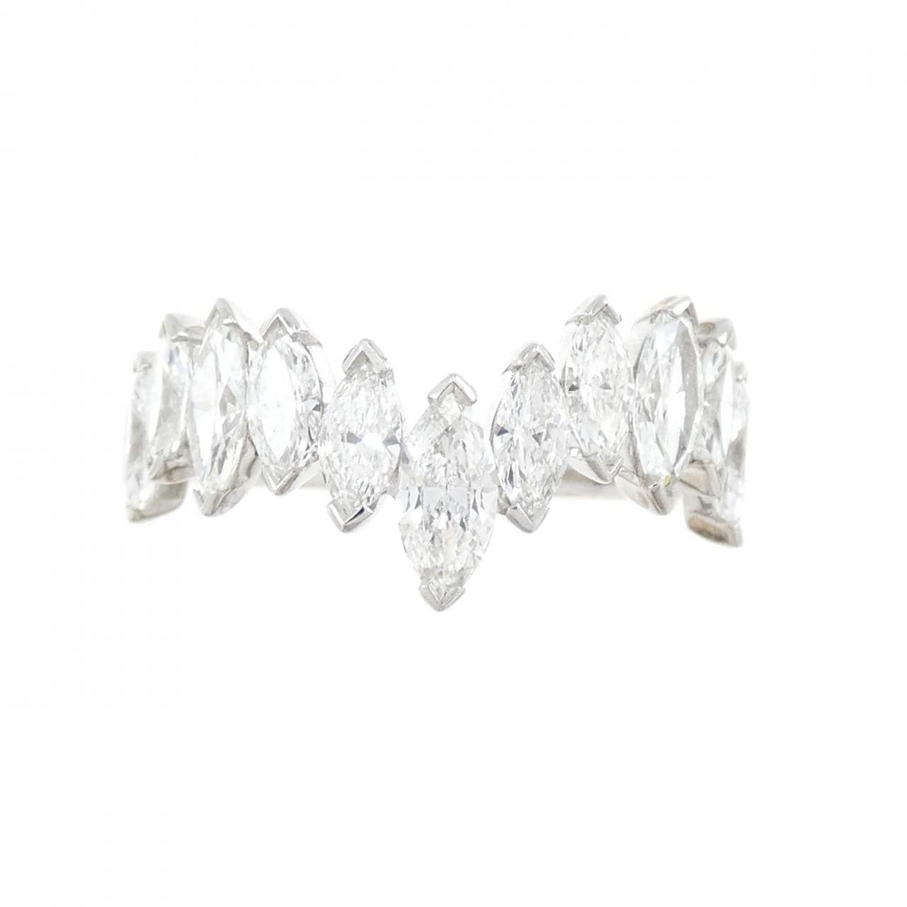 750WG ダイヤモンド リング 1.70CT