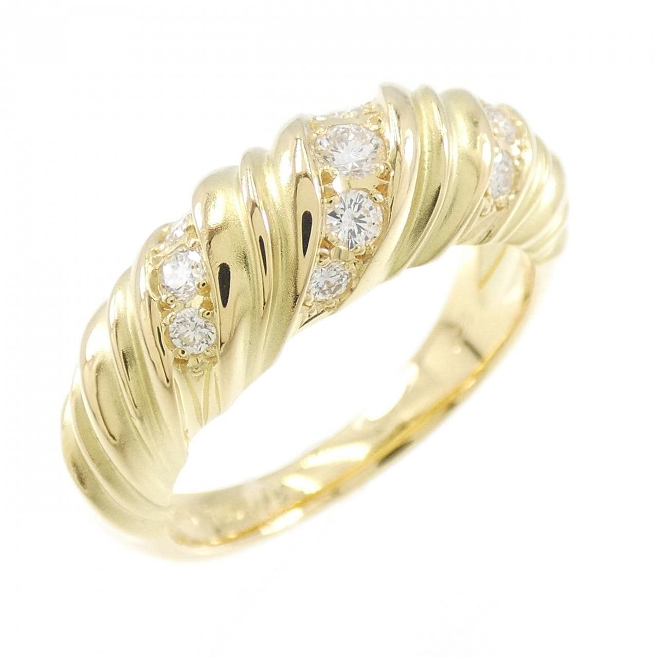 750YG ダイヤモンド リング 0.25CT