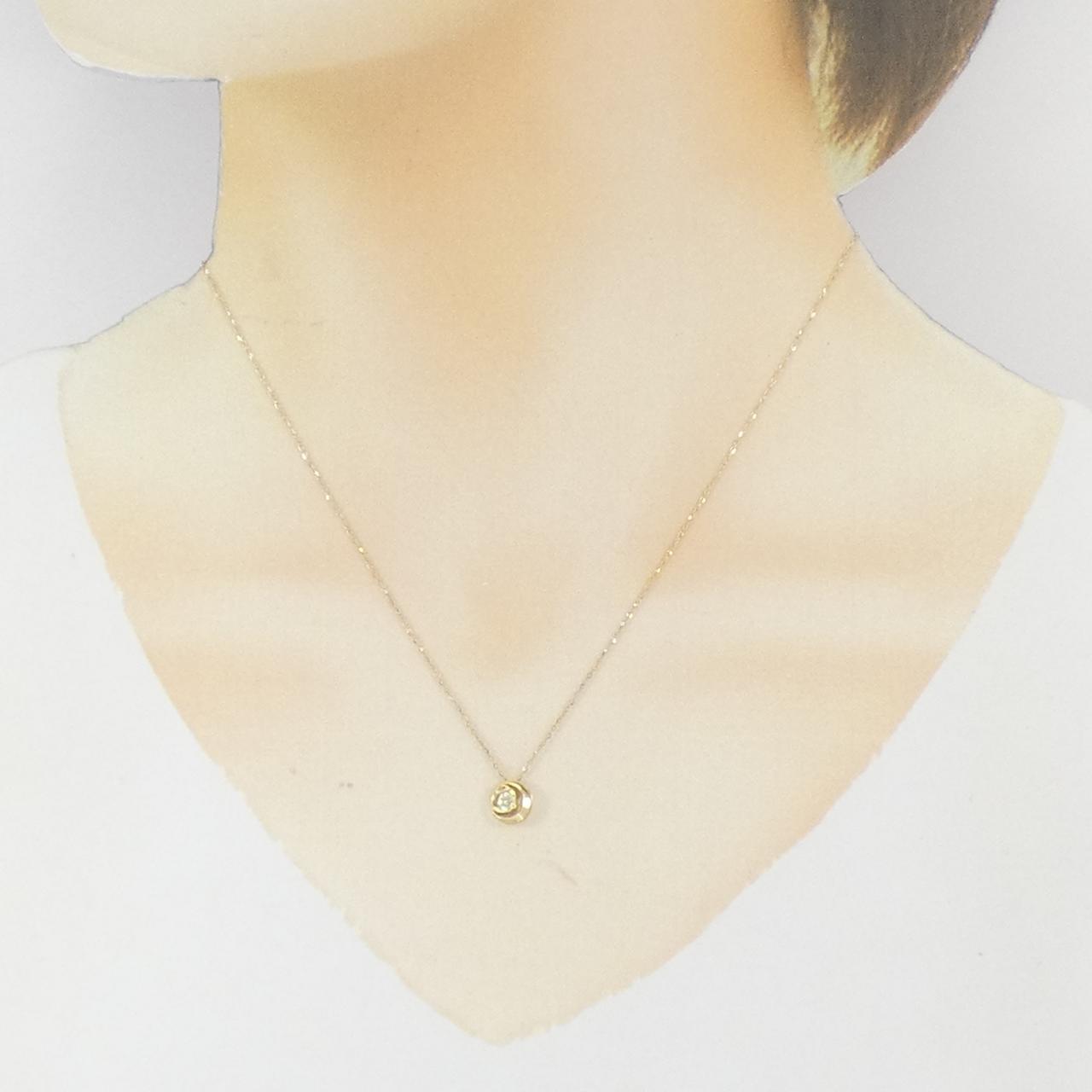 フェスタリア ダイヤモンド ネックレス 0.112CT