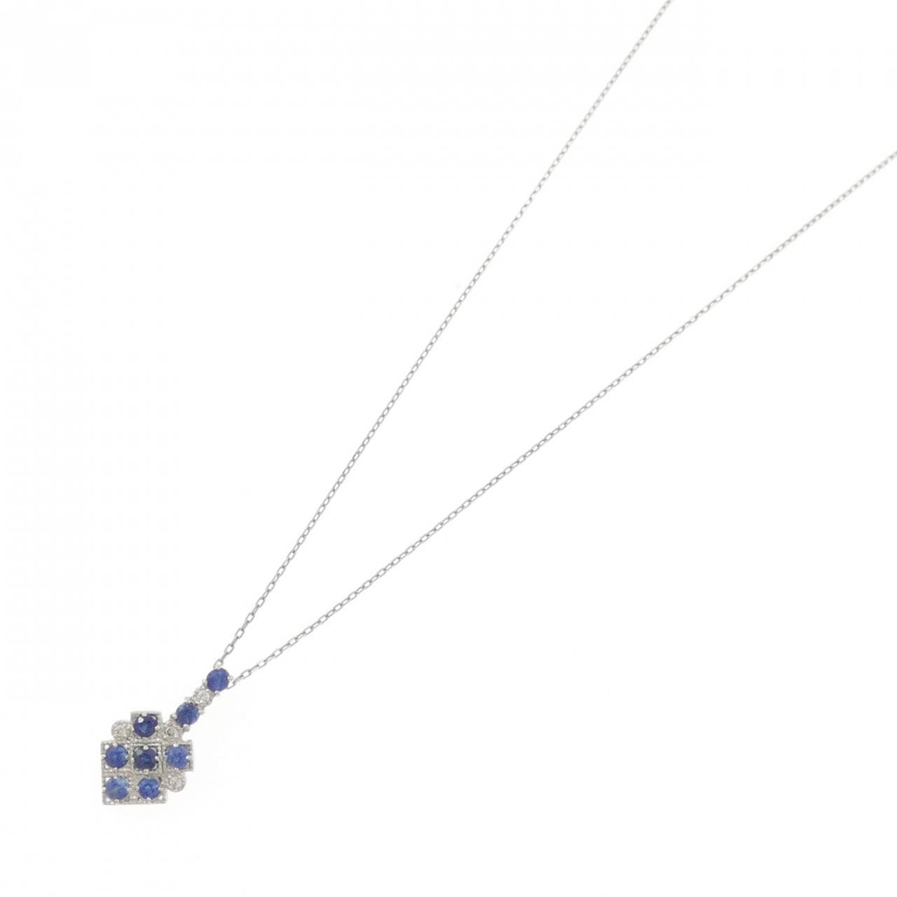 PT900/PT850 サファイヤ ネックレス 0.21CT