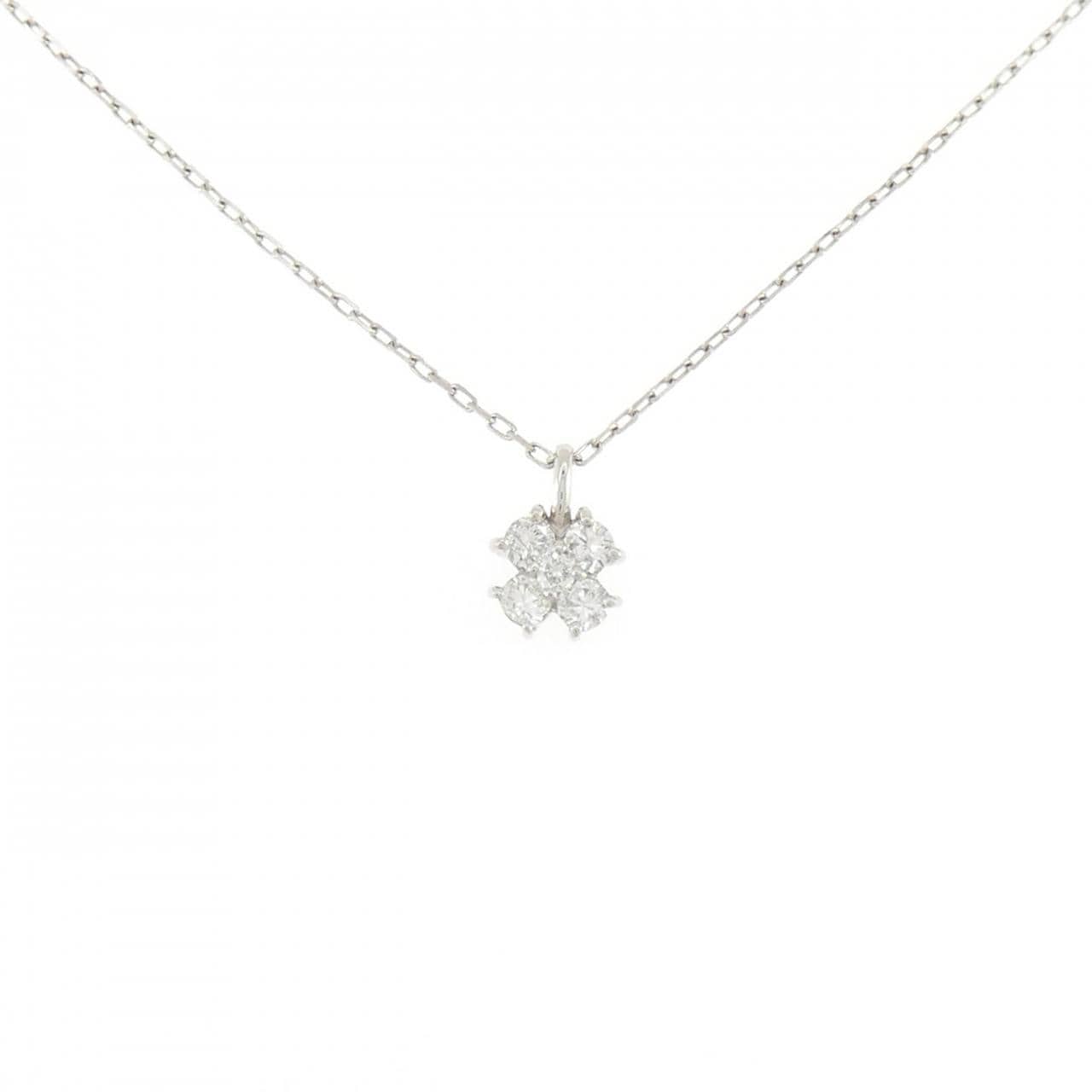 PT900/PT850 ダイヤモンド ネックレス 0.22CT