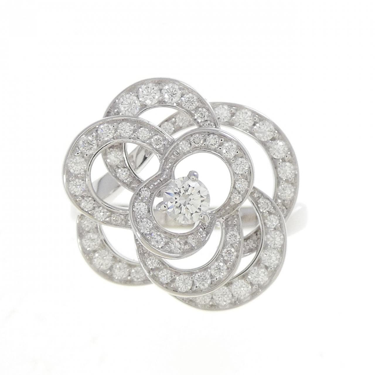 シャネル カメリア ミディアム リング