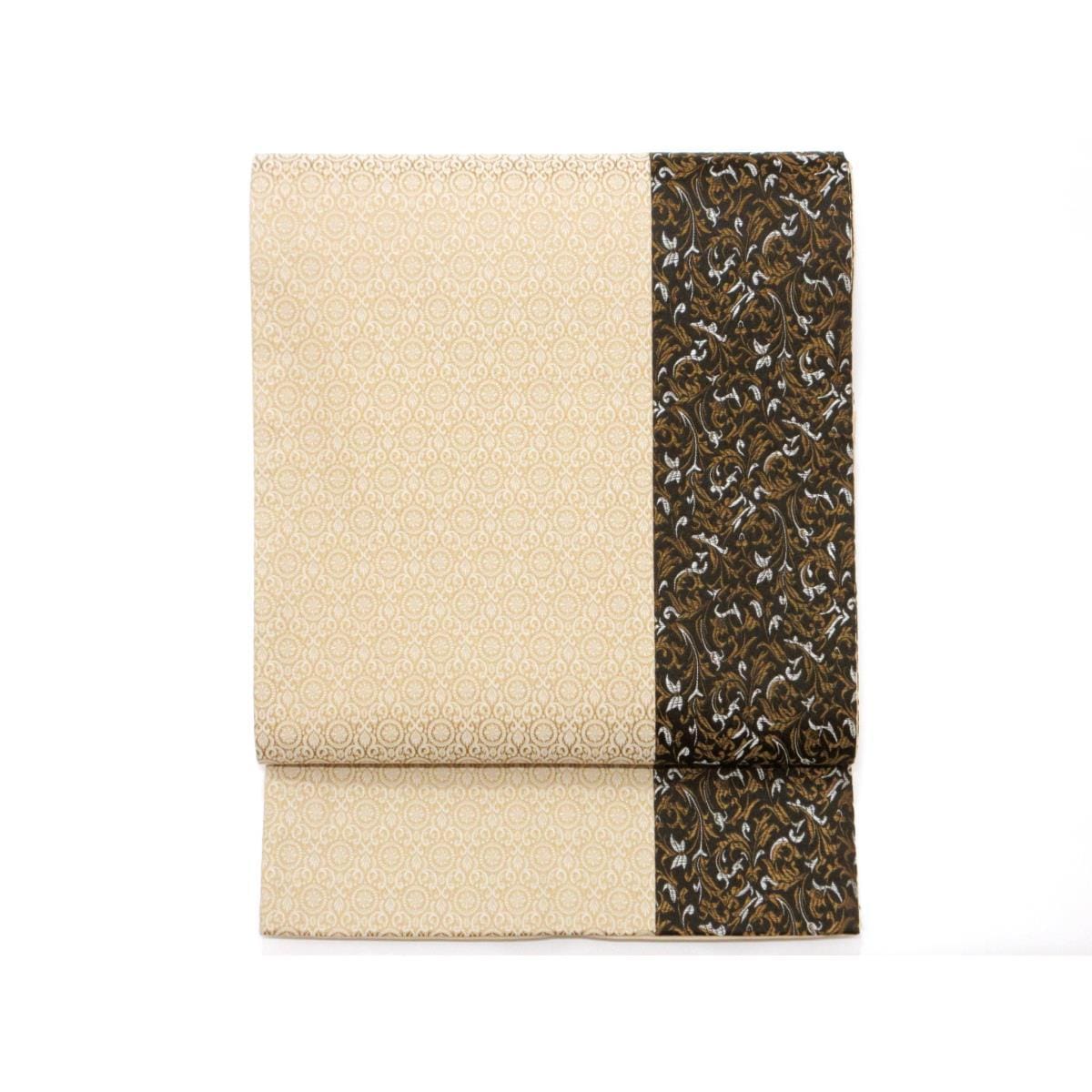 袋帯　切嵌　全通柄