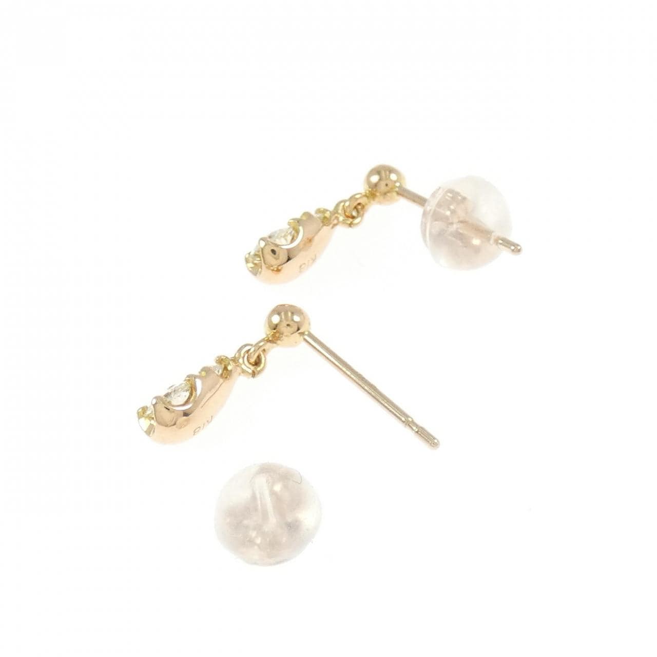 K18PG ダイヤモンド ピアス 0.20CT