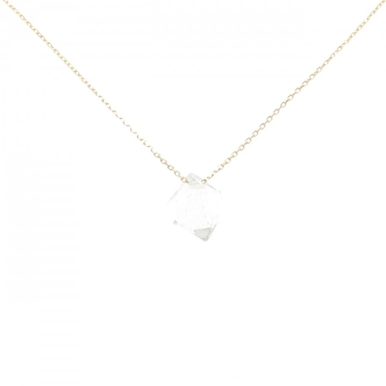 K18YG クオーツ ネックレス