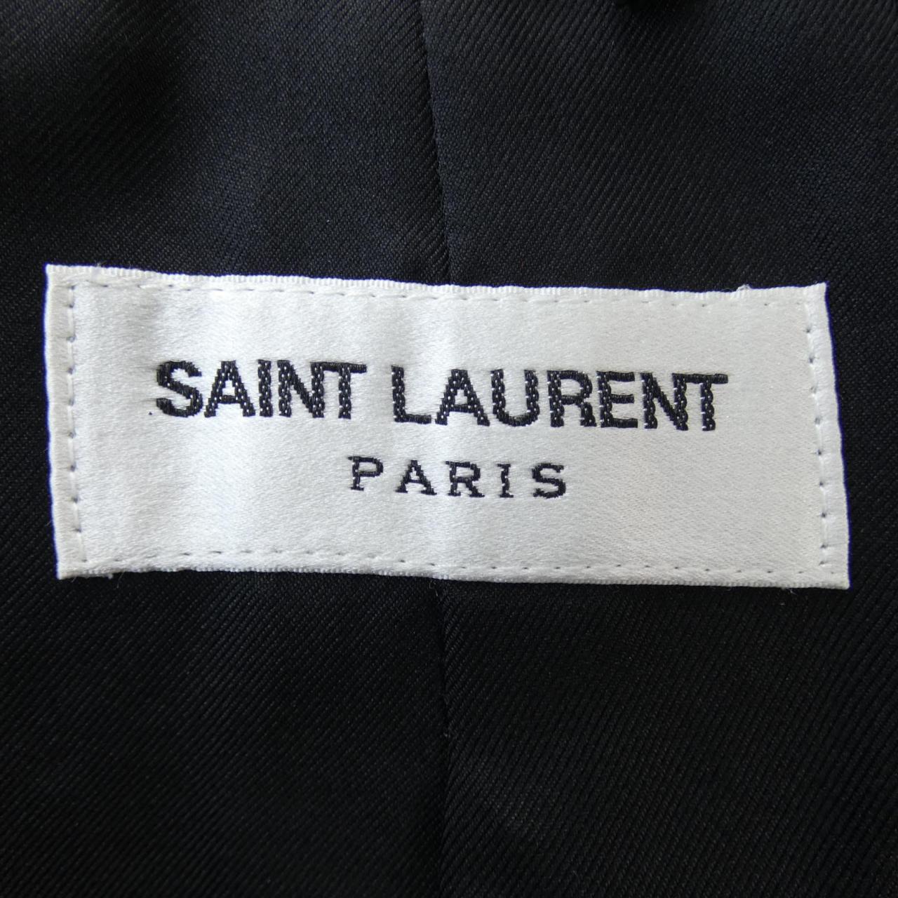 SAINT LAURENT無領夾克