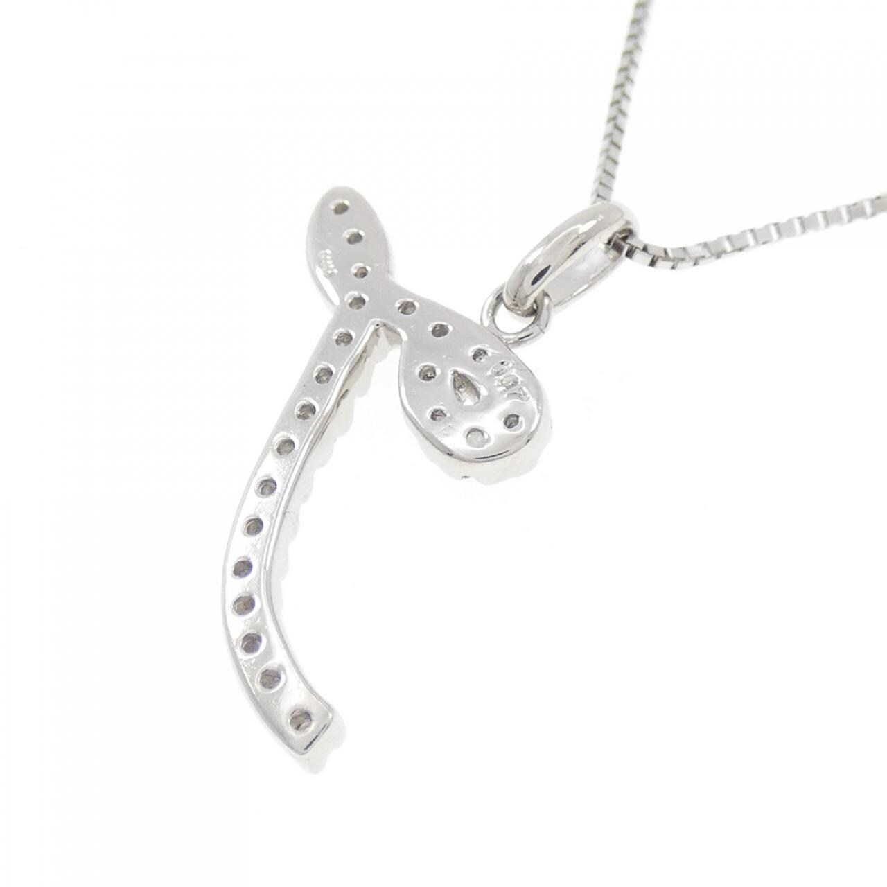 PT900/PT850 ダイヤモンド ネックレス 0.17CT