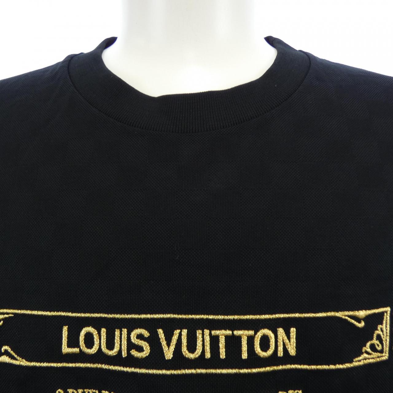 ルイヴィトン LOUIS VUITTON エンベリッシュドダミエピケTシャツ HTY10WJUV Tシャツ