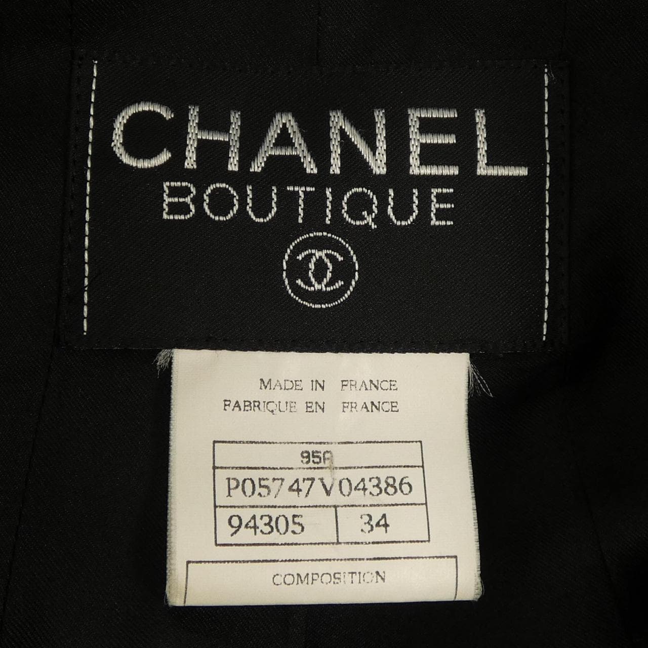 シャネル CHANEL P05747V04386 95A ジャケット