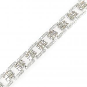 K18WG ダイヤモンド ブレスレット 4.85CT