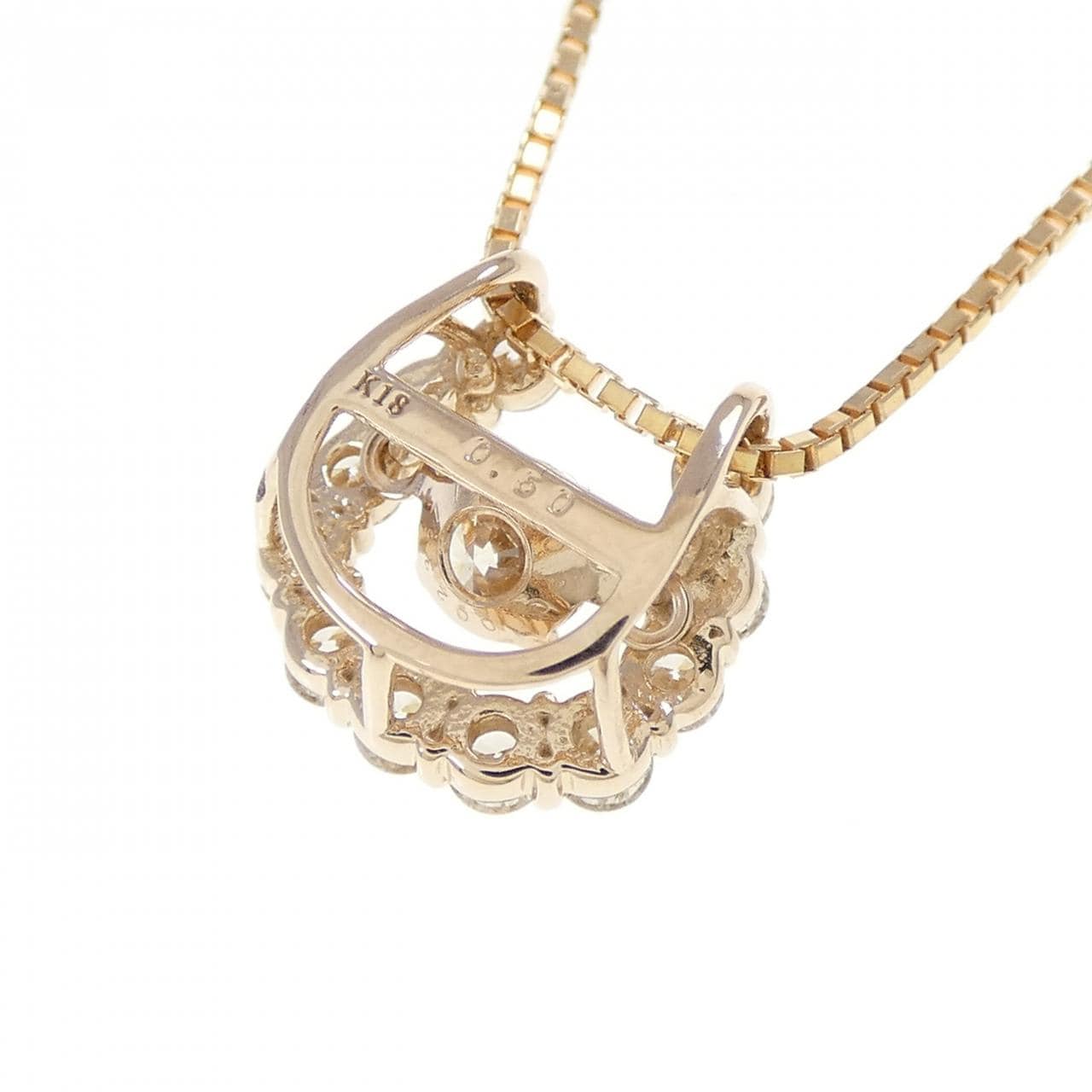 K18PG ダイヤモンド ネックレス 0.50CT