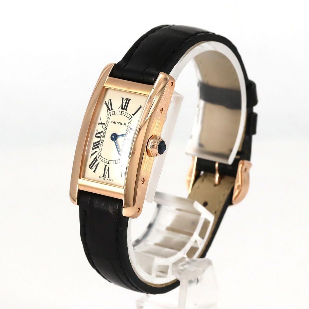 カルティエ タンクアメリカンSM PG W2607456 PG･RG クォーツ