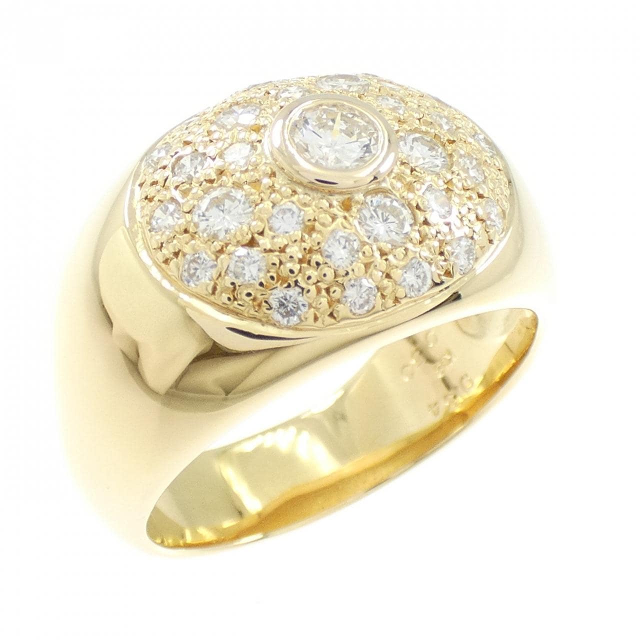 K18YG ダイヤモンド リング 0.34CT
